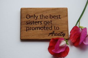 Only The Best Sisters…Magnet Gift Card, 3 of 3