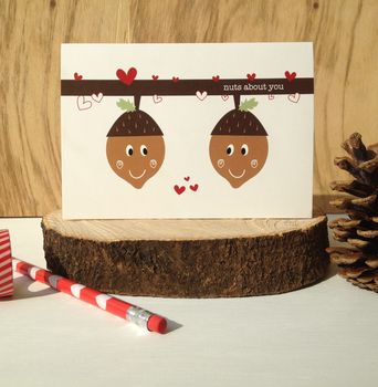'Nuts About You' Valentine And Anniversary Card, 3 of 6