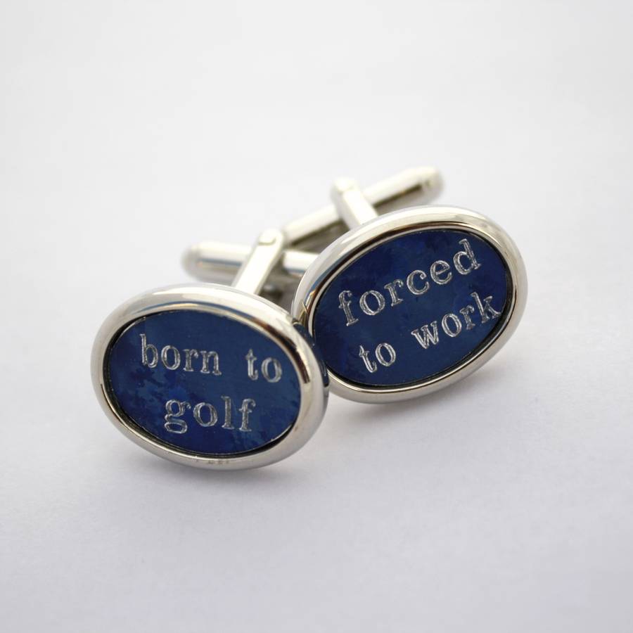 Image of Born To Golf Cufflinks
