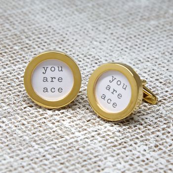 'You Are Ace' Cufflinks, 3 of 5
