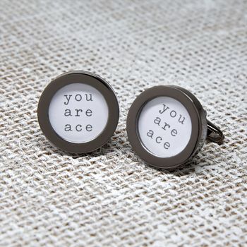 'You Are Ace' Cufflinks, 4 of 5