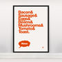 'The Perfect Breakfast' Open Edition Screen Print, thumbnail 1 of 2
