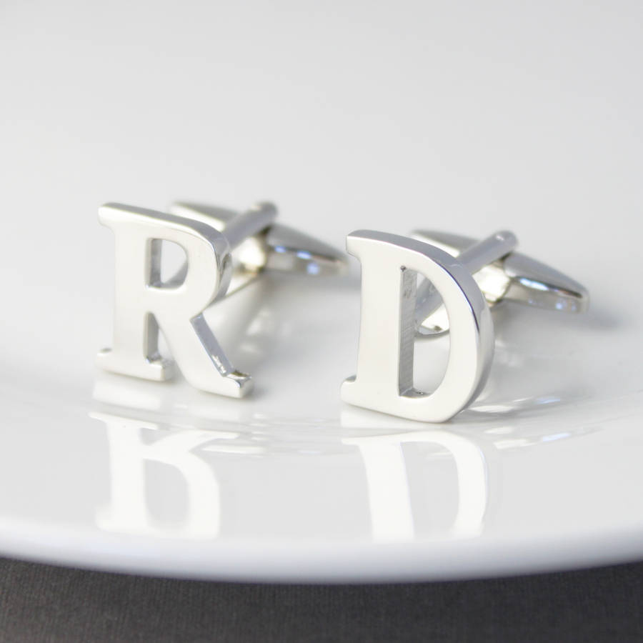 Initial Cufflinks By Rachel Wren