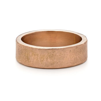 Organic Wide Gold Ring By Alison Moore Designs | notonthehighstreet.com