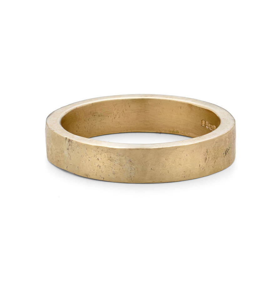 organic textured gold ring by alison moore designs | notonthehighstreet.com