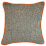 Mayenne Harris Tweed Cushion Small Pattern, thumbnail 2 of 2