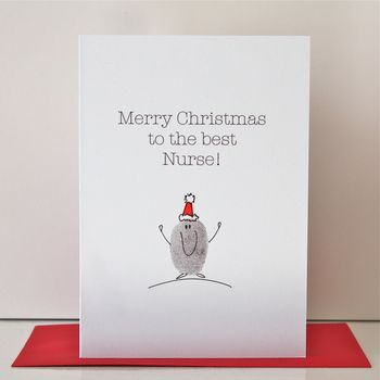 Nurse Christmas Card, 3 of 3