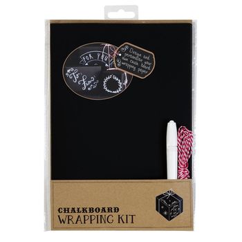 Chalk Board Wrapping Paper Kit, 3 of 4