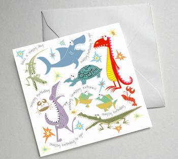 Children's Animal Birthday Card Set, 8 of 8