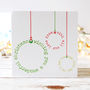 Personalised Typographic Bauble Cards, thumbnail 3 of 5