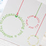 Personalised Typographic Bauble Cards, thumbnail 5 of 5