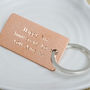 Personalised Special Date Copper Keyring, thumbnail 2 of 3