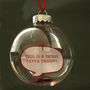 Personalised Message In A Bauble, thumbnail 3 of 8