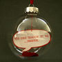 Personalised Message In A Bauble, thumbnail 2 of 8