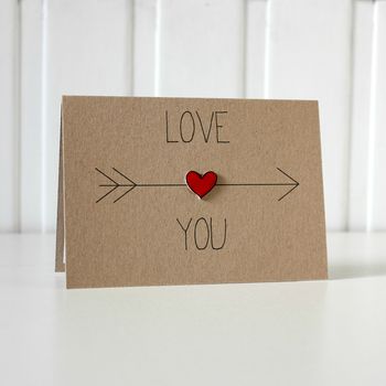 Personalised Anniversary Card, Love You Valentine Card, 2 of 5