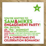 Birthday / Engagement / Christening Party Invites, thumbnail 2 of 4