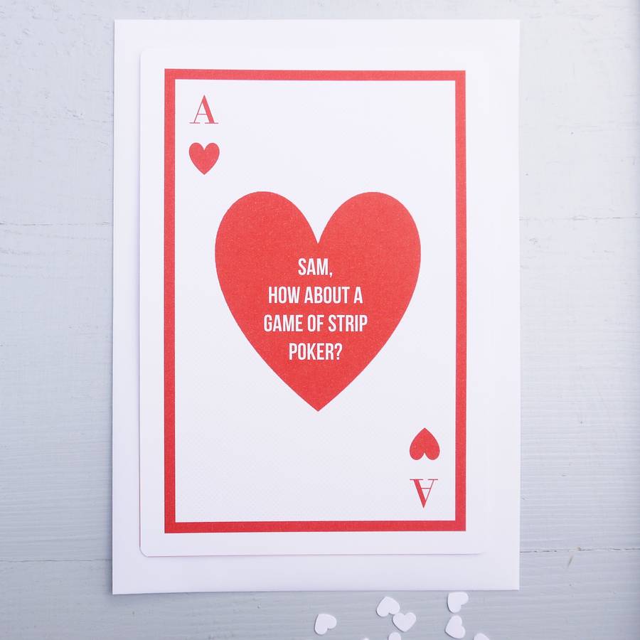 Valentine's Day Playing Card By Daisyley Designs