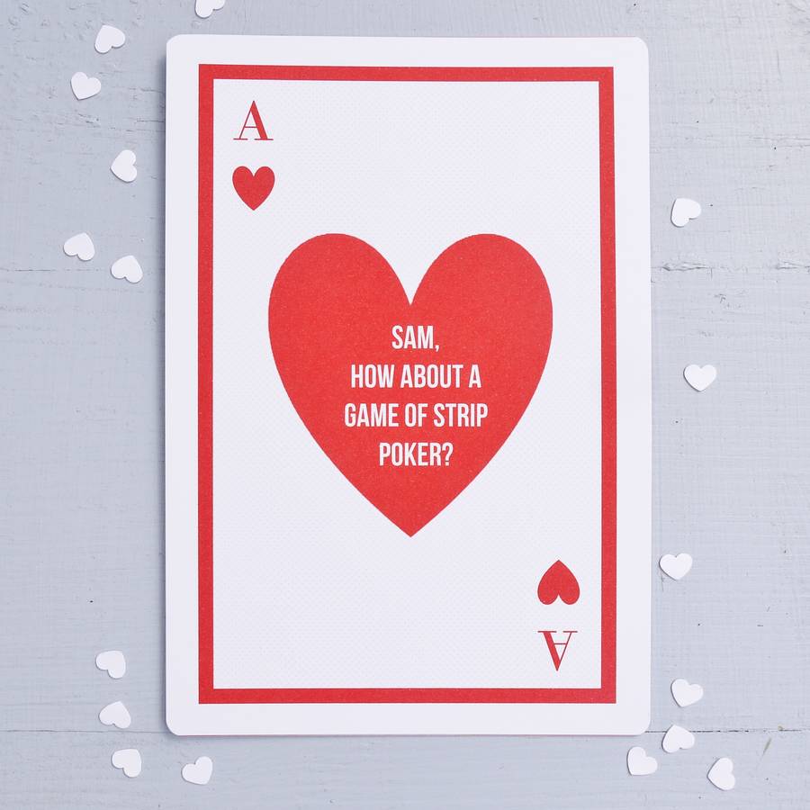 Valentine's Day Playing Card By Daisyley Designs