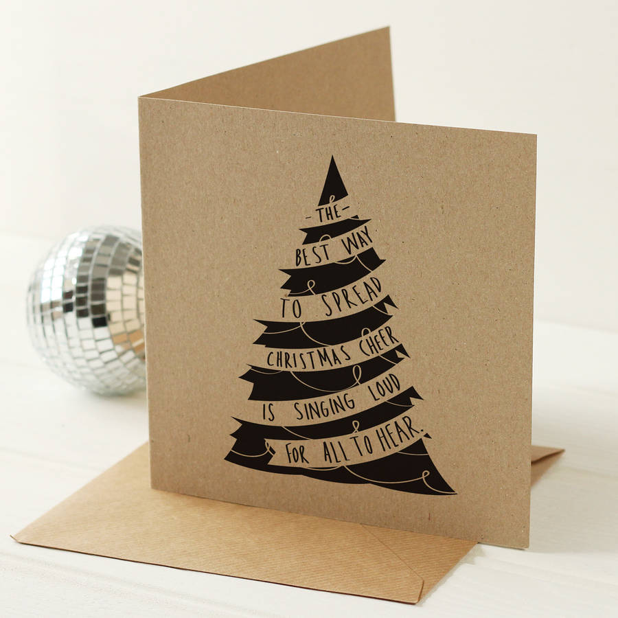 Elf Quote Christmas Card By Old English Company