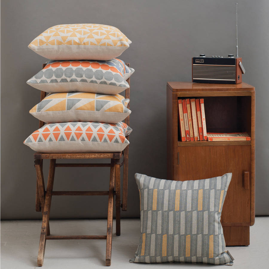 bobbles cushion cover by zoe attwell