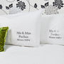 Personalised 'Silver Anniversary' Pillowcases, thumbnail 1 of 3