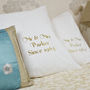 Personalised 'Golden Anniversary' Pillowcases, thumbnail 1 of 2