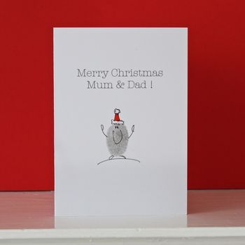 Mum And Dad Christmas Card, 2 of 3