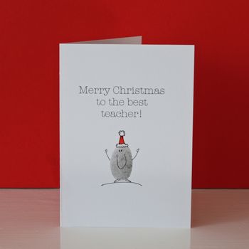 Teacher Christmas Card, 2 of 3