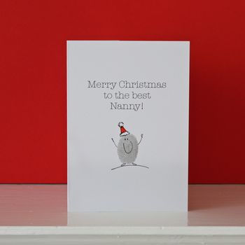 Nanny Christmas Card, 2 of 3
