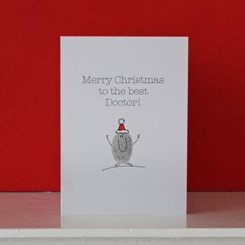 Doctor Christmas Card, 2 of 3