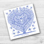Personalised Love Birds Engagement Or Anniversary Card, thumbnail 1 of 2
