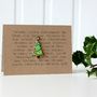 Personalised World Languages Merry Christmas Tree Card, thumbnail 2 of 6