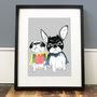 Frenchie And Pug Print, thumbnail 1 of 2