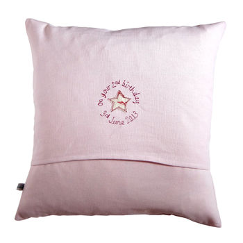 Personalised Star Pocket Cushion Gift For Girls, 5 of 11