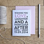 Personalised Wedding Day Card, thumbnail 2 of 4