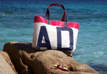 Personalised Sailcloth Beach Bag/Shopping Bag, 7 of 7