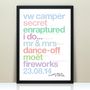 Personalised 'Our Perfect Wedding Day' Print, thumbnail 4 of 10