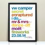 Personalised 'Our Perfect Wedding Day' Print, thumbnail 6 of 10