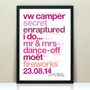 Personalised 'Our Perfect Wedding Day' Print, thumbnail 7 of 10