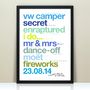 Personalised 'Our Perfect Wedding Day' Print, thumbnail 8 of 10