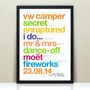 Personalised 'Our Perfect Wedding Day' Print, thumbnail 9 of 10