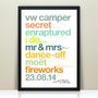 Personalised 'Our Perfect Wedding Day' Print, thumbnail 10 of 10