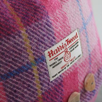Hydrangea Harris Tweed Cushion, 9 of 10