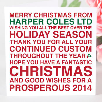 Personalised Christmas Card, 5 of 5