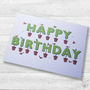 Happy Birthday Topiary Card, thumbnail 1 of 3