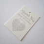 Personalised Heart Vintage Style Favour Tag, thumbnail 2 of 8