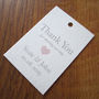 Personalised Heart Favour Tag, thumbnail 2 of 3