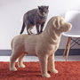 Dog Shaped Cat Scratching Post, thumbnail 1 of 7