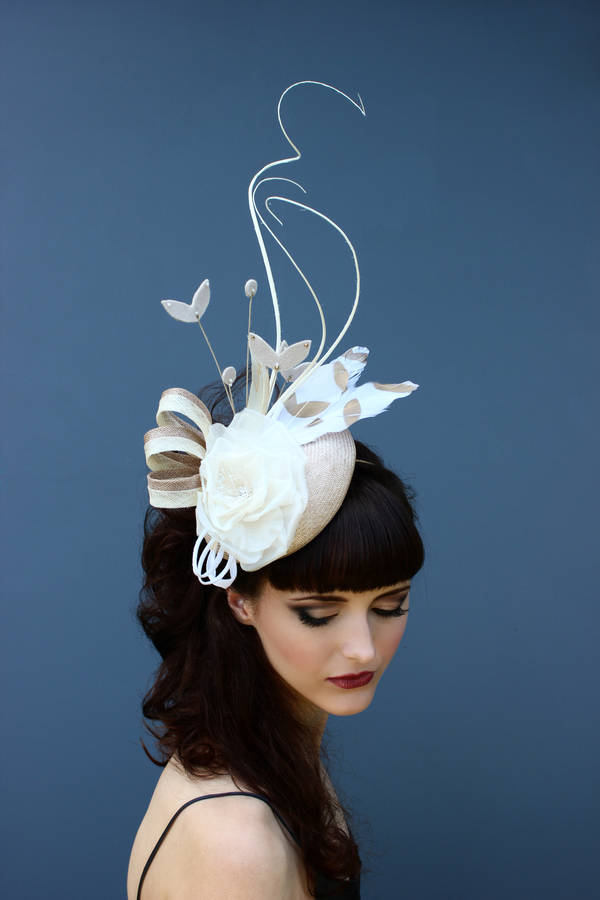 Sculptural Fascinator For Wedding Or Races By Holly Young Millinery ...