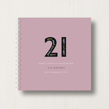 Personalised 21st Birthday Memories Album, 12 of 12